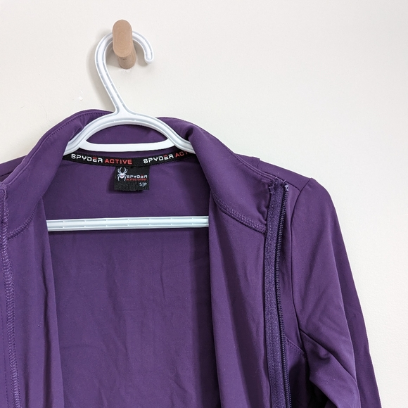 NWT Spyder Active purple track jacket, Small - Picture 4 of 15